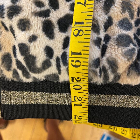 Guess Los Angeles "Cherry Bomb" Cheetah Print Bomber Jacket Sz Small - Picture 7 of 7